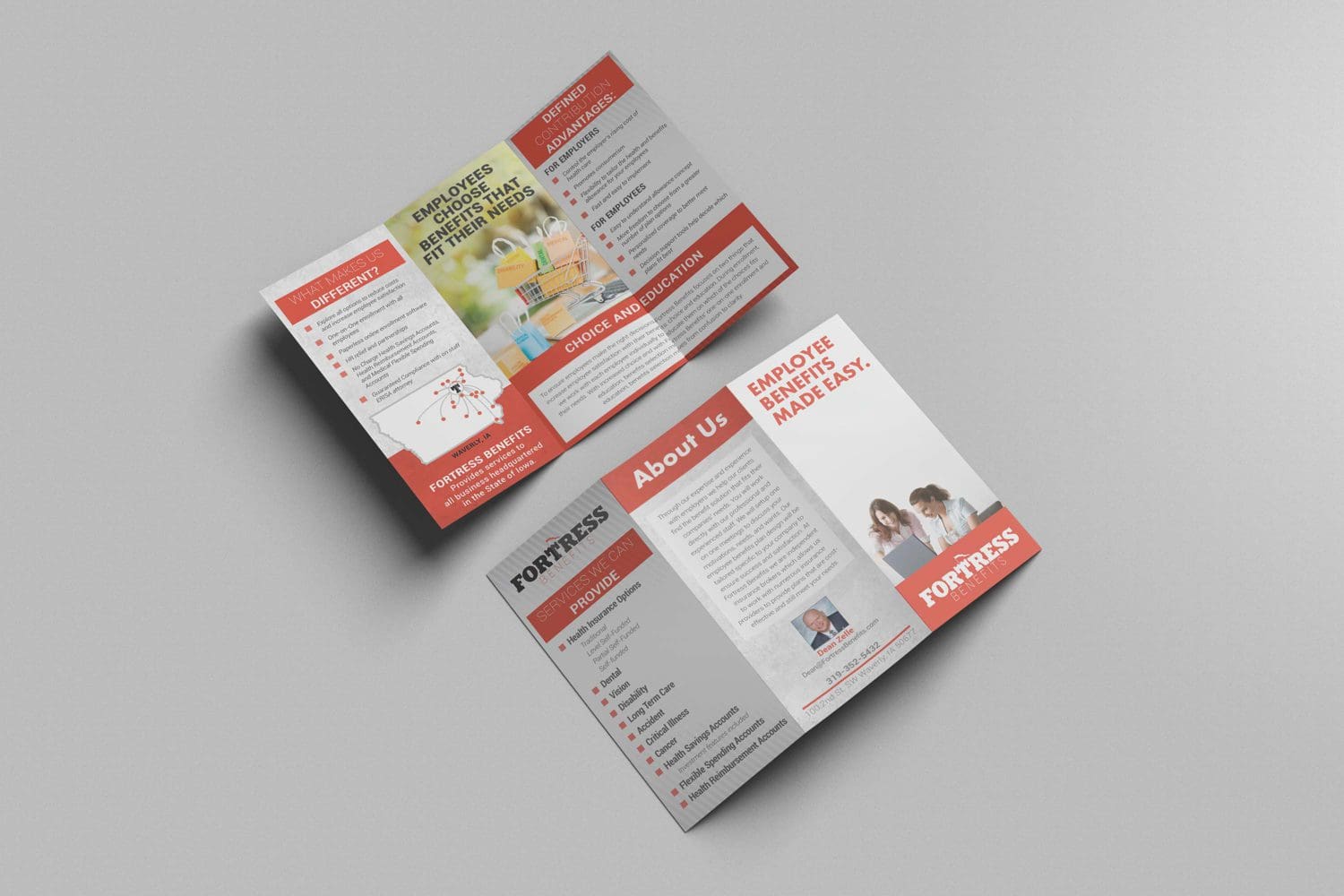 Fortress Benefits trifold brochure
