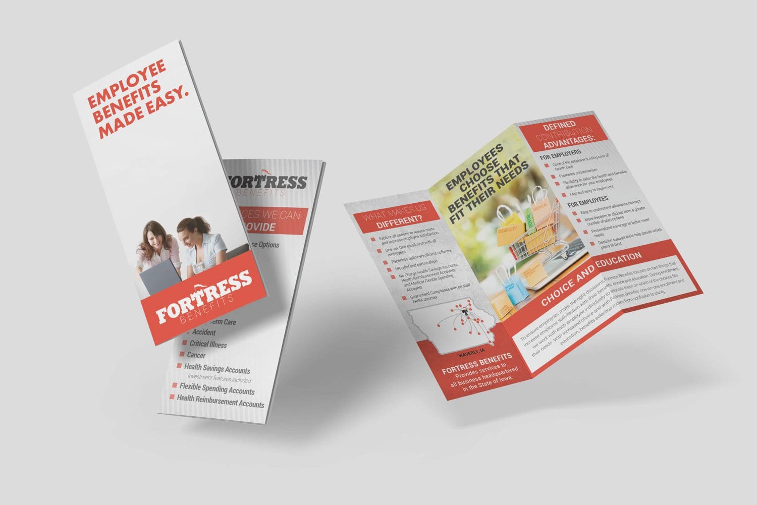 Fortress benefits trifold brochure