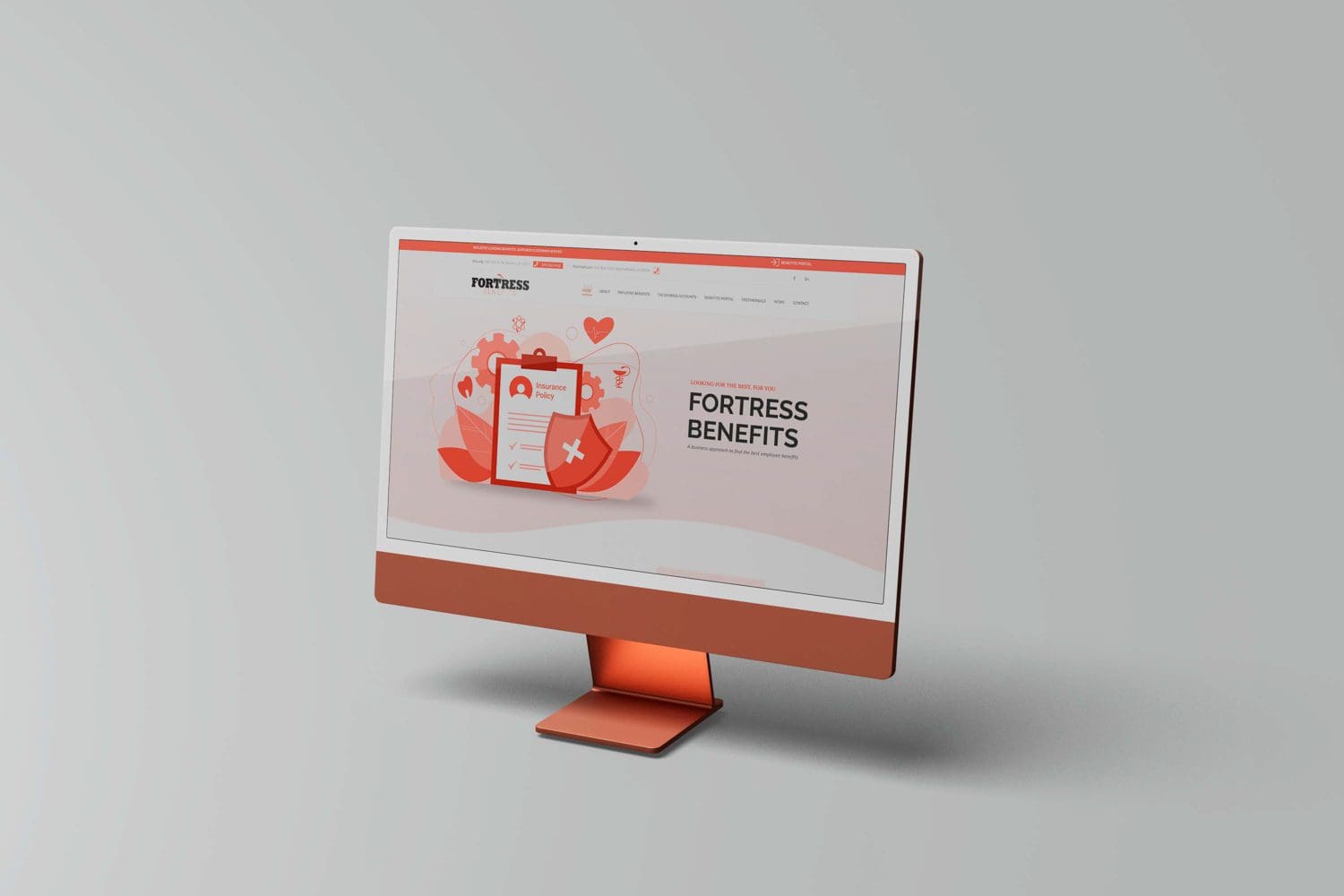 Fortress Benefits website preview