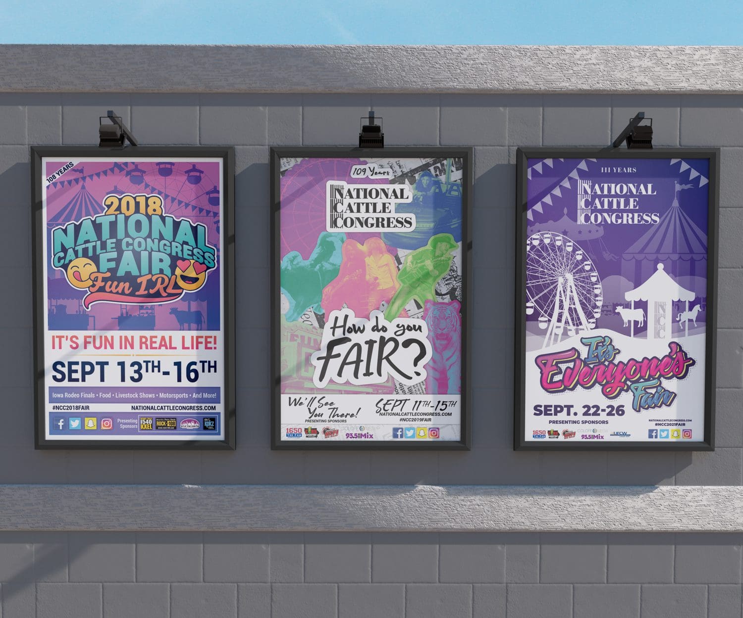 National Cattle Congress fair posters