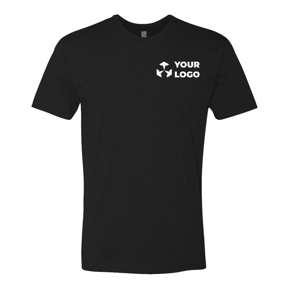 black short sleeve shirt with logo