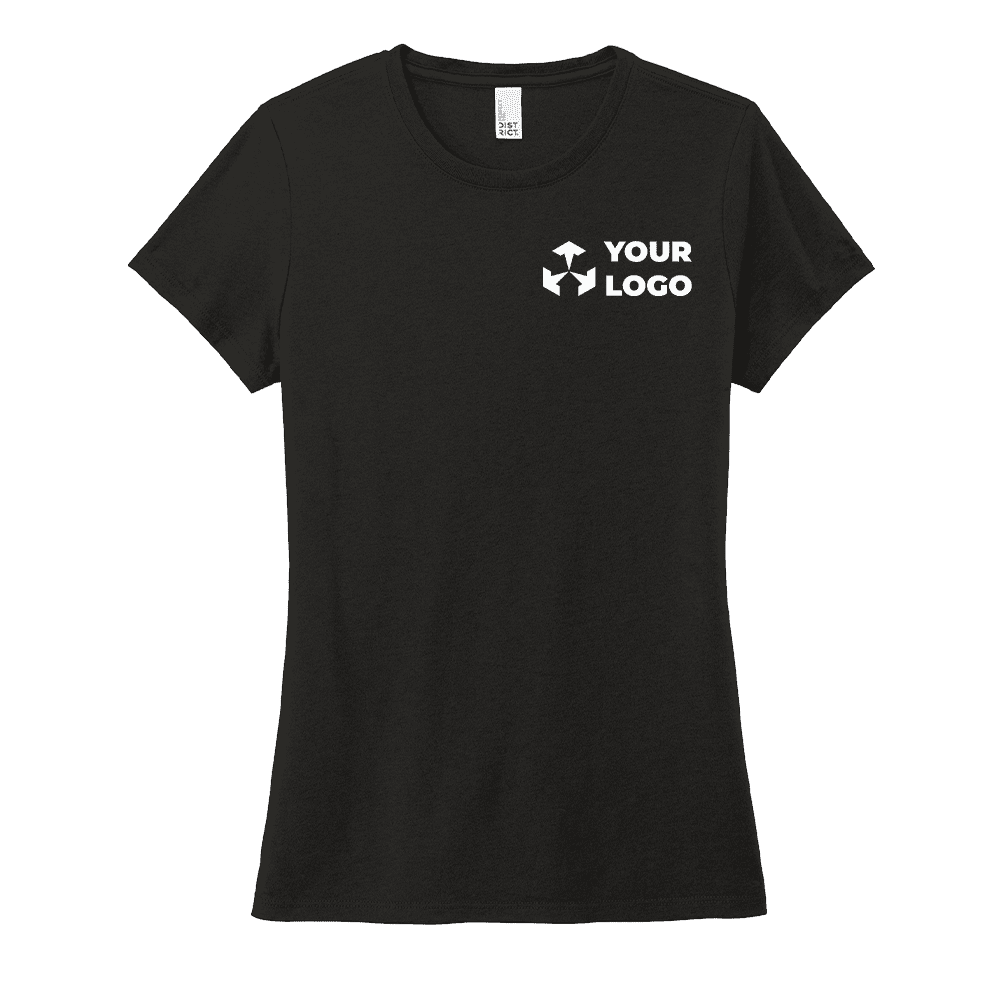 black short sleeve shirt with logo